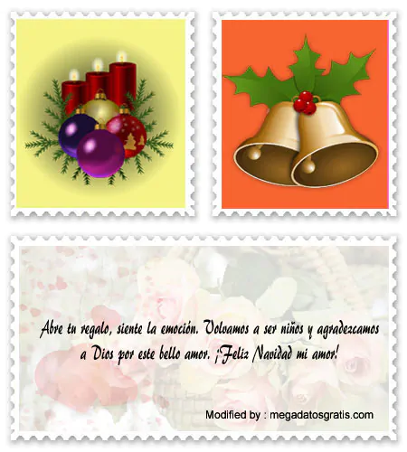 Bonitas tarjetas con pensamientos de Navidad para Facebook.#MensajesDeNavidad