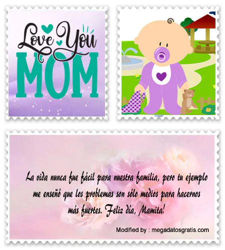 bonitas postales para para dedicar a Mamá el Día de las Madres.#FelicitacionesParaElDiaDeLaMadre