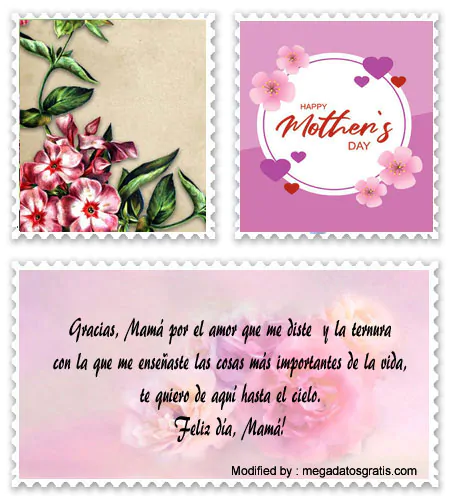 Palabras para el Día de la Madre para compartir en Facebook.#FelicitacionesParaElDiaDeLaMadre