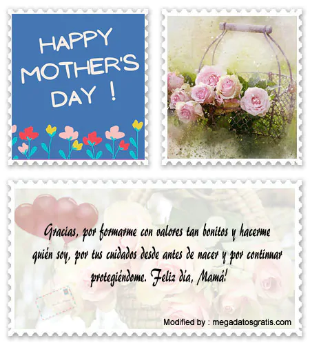 Tarjetas bonitas con dedicatorias para el Día de la Madre.#FelicitacionesParaElDiaDeLaMadre
