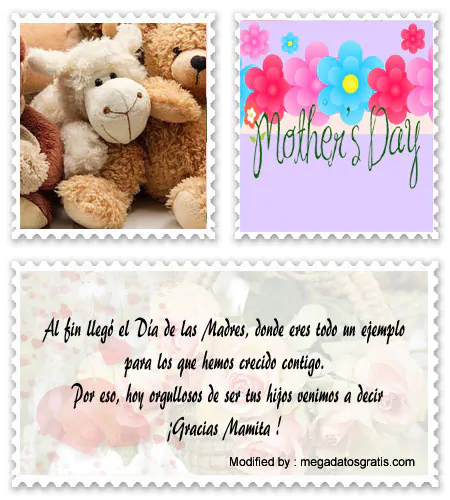 Descargar mensajes para el Día de la Madre para celulares.#FelicitacionesParaElDiaDeLaMadre