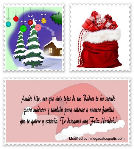  Buscar bonitos y originales saludos para enviar en Navidad para un hijo.#SaludosDeNavidadParaHijos