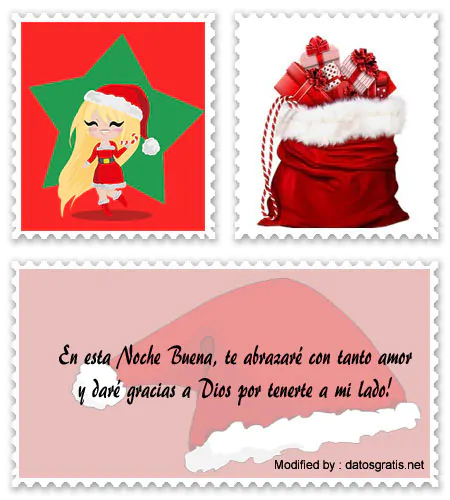 Bonitas tarjetas con frases de amor para Navidad.#FrasesDeNavidadParaNovios,#SaludosNavideños