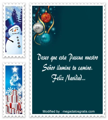 Bonitas tarjetas con pensamientos de Navidad para Facebook 