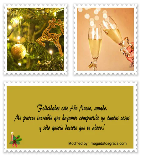 Originales versos de año nuevo para dedicar por Facebook.#SaludosDeAñoNuevo