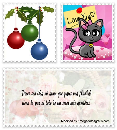 Descargar tarjetas con dedicatorias de Navidad para Facebook.#TarjetasDeNavidad,#SaludosDeNavidad
