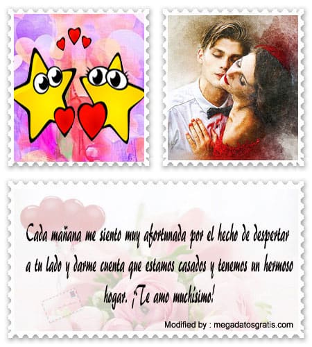 Originales mensajes de románticos para mi esposo con imágenes gratis.#MensajesRománticosParaMiEsposo,#MensajesBonitosParaMiEsposo
