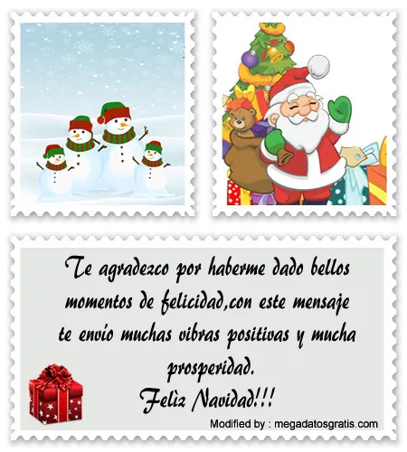 bonitas tarjetas para enviar en Navidad.#FrasesDeNocheBuena
