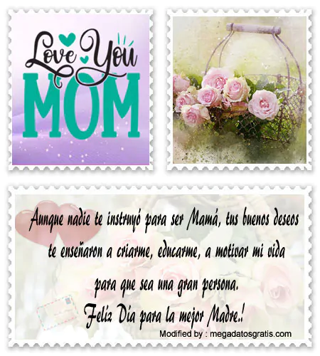 Los mejores saludos para el Día de la Madre para Whatsapp.#SaludosPorElDíaDeLaMadre