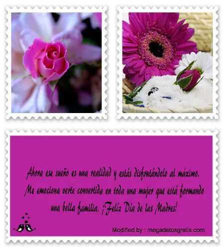 Descargar tarjetas con imágenes para el Día de la Madre para Facebook.#MensajesParaElDíaDeLaMadre