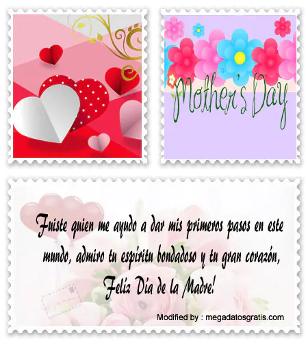 Bonitas tarjetas con pensamientos de amor para el Día de la Madre para Facebook.#SaludosParaDíaDeLaMadre