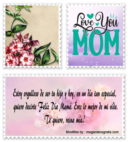 Saludos para el Día de la Madre para enviar por Whatsapp.#MensajesParaElDíaDeLaMadre