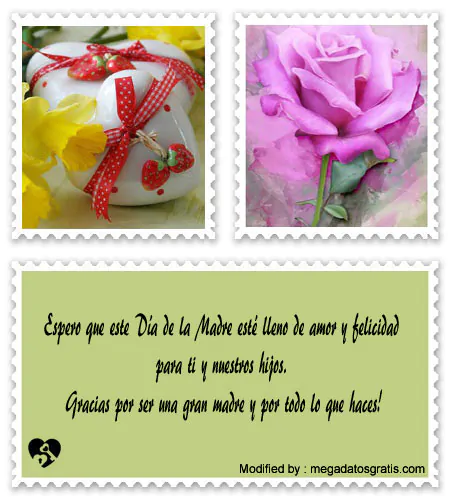 Bonitas tarjetas con pensamientos de amor para el Día de la Madre para Facebook.#SaludosParaElDíaDeLaMadre