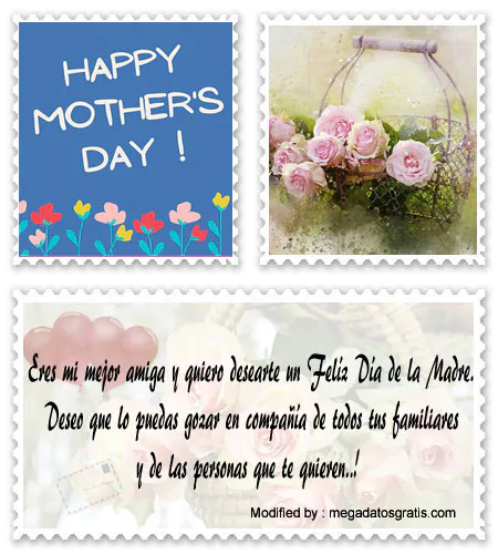 Las mejores felicitaciones del Día de la Madre para Whatsapp y Facebook.#SaludosParaElDíaDeLaMadre 