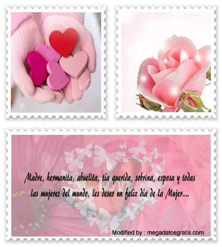 Frases y tarjetas de amor para enviar el día de la Mujer por celular